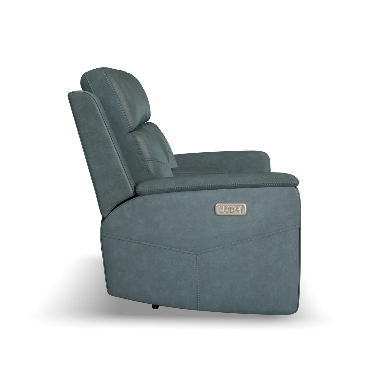 Vernon Power Reclining Loveseat With Console, Power Headrests, Lumbar, Heat & Massage - Admiral | Flexsteel