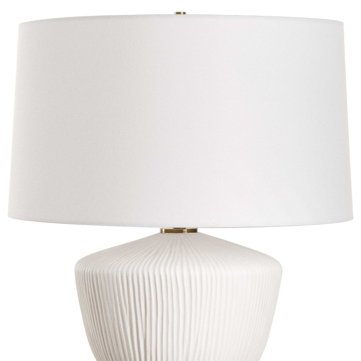 Maisie White Table Lamp by Uttermost - View 5