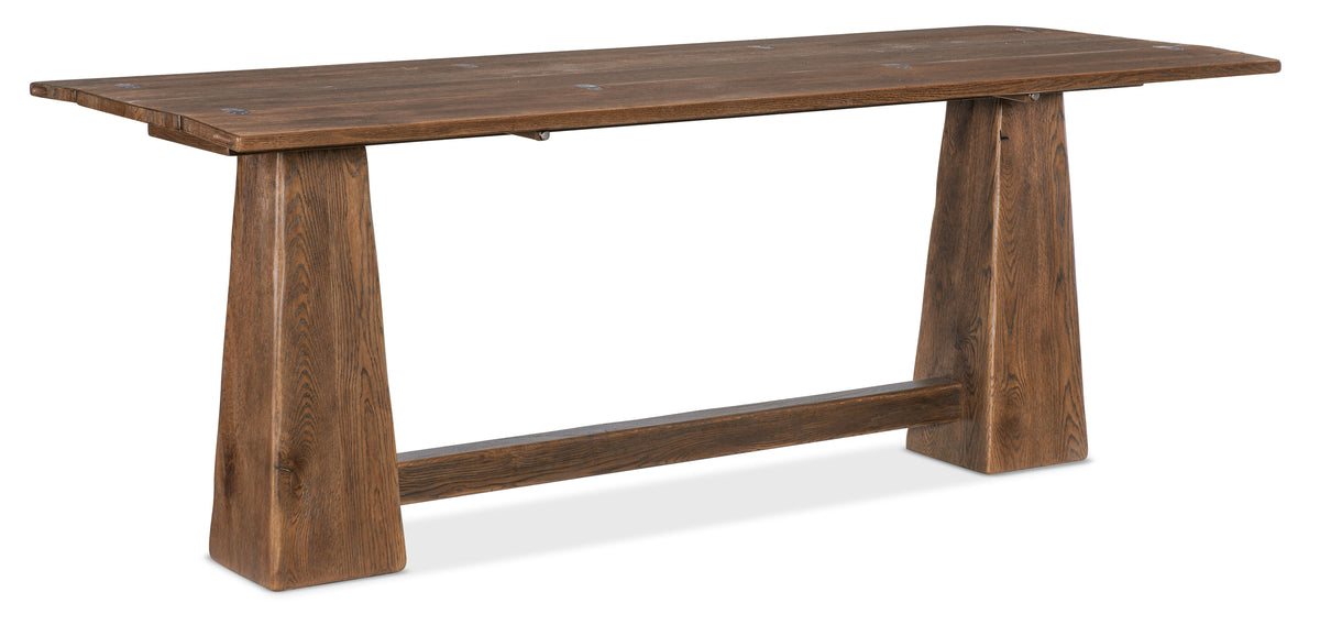 Driftwood Flip-Top Console Table Medium Wood - Dark Brown by Hooker Furniture - View 4