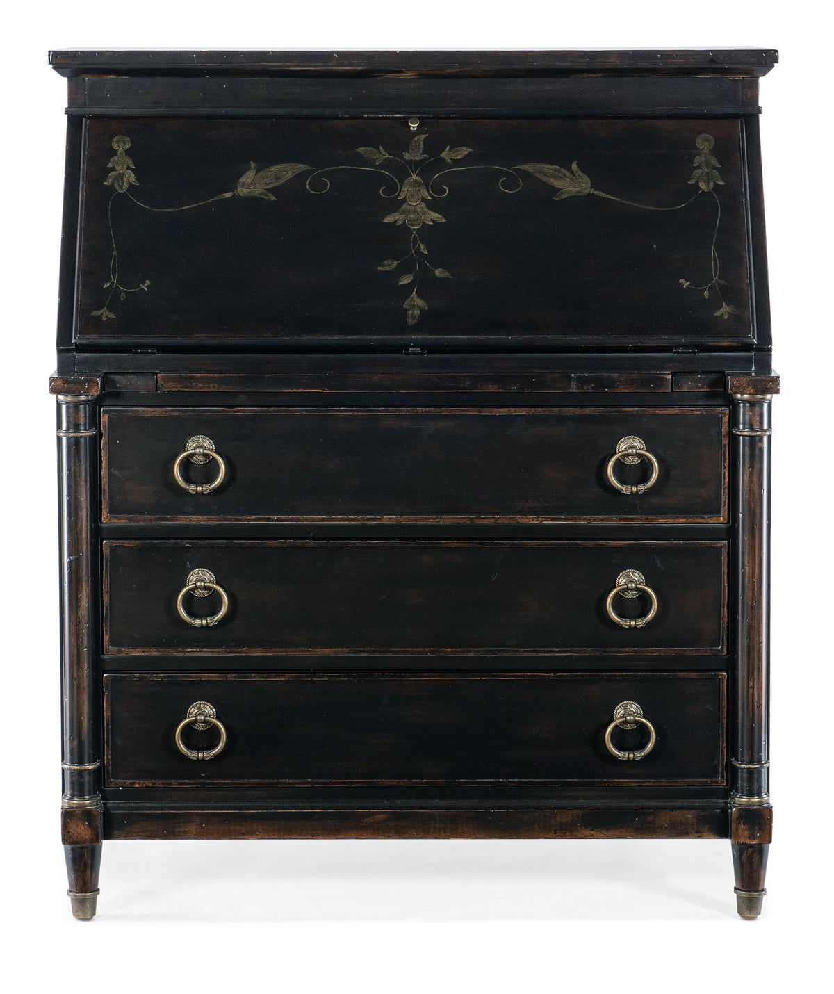 Charleston Secretary - Black by Hooker Furniture - View 9