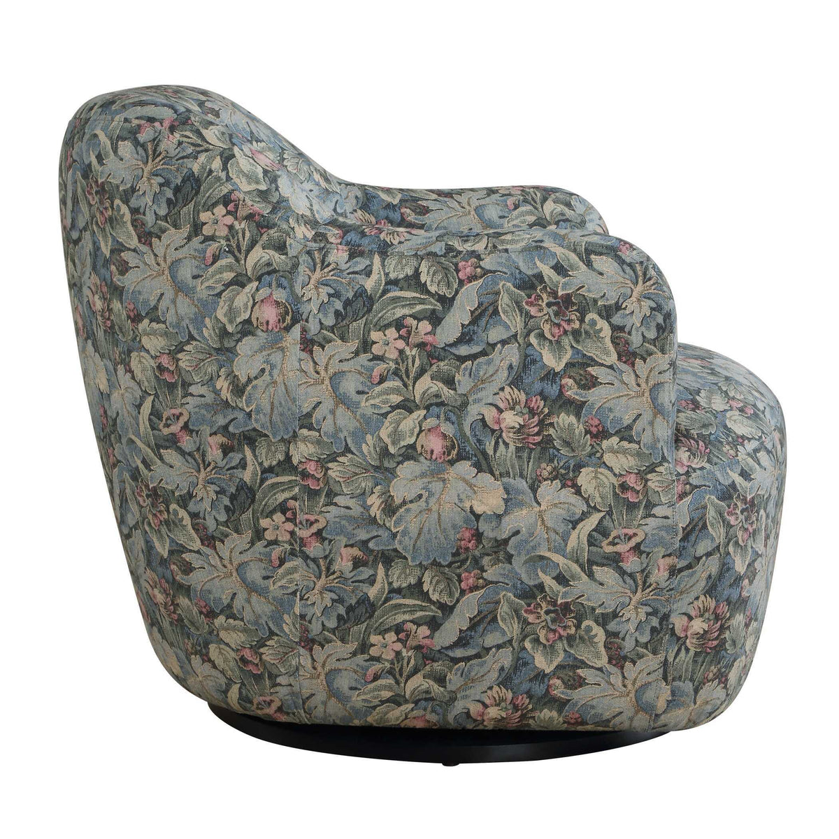 Ansel Tapestry Swivel Chair - Dark Green by Uttermost - View 8