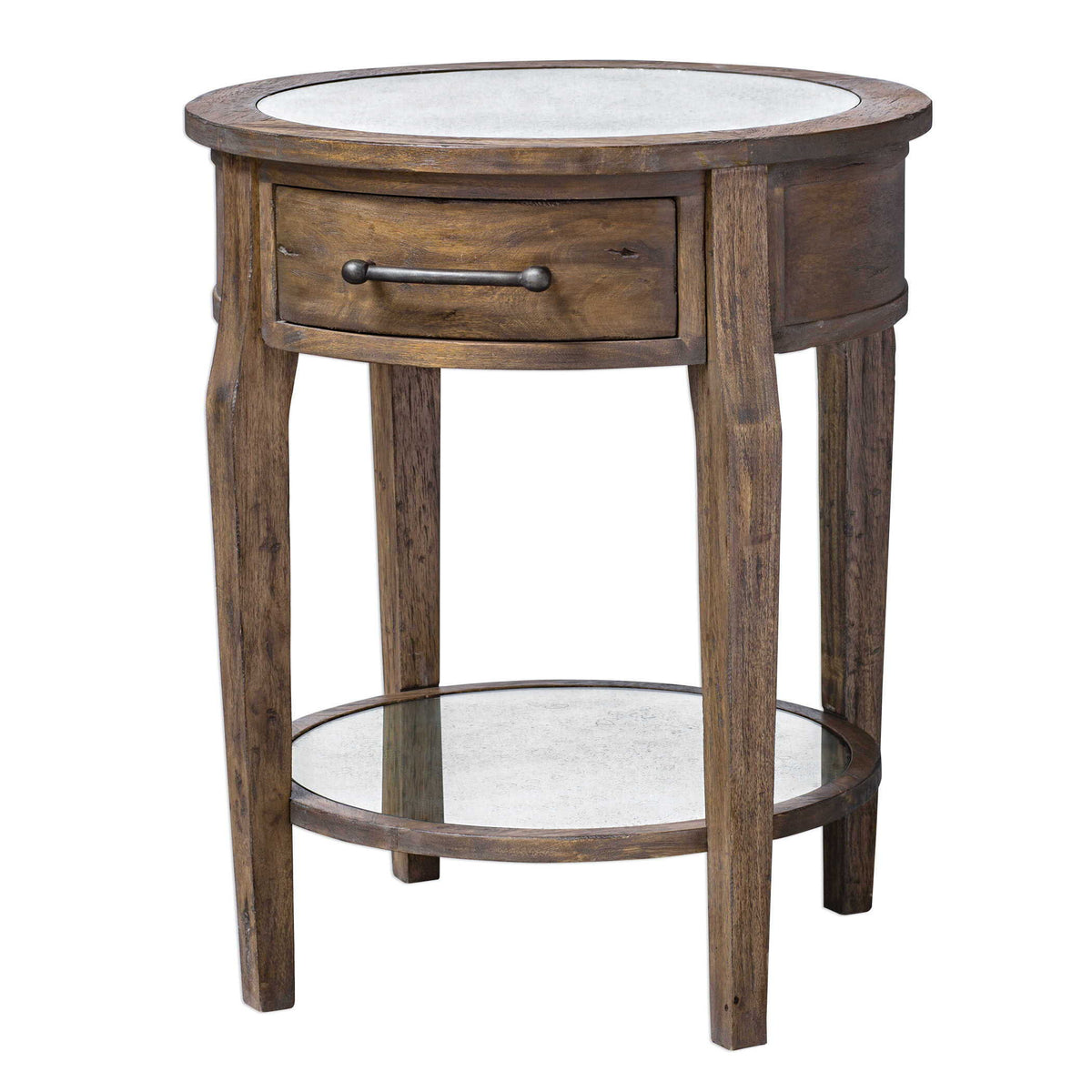 Raelynn Wood Lamp Table - Light Brown by Uttermost - View 3