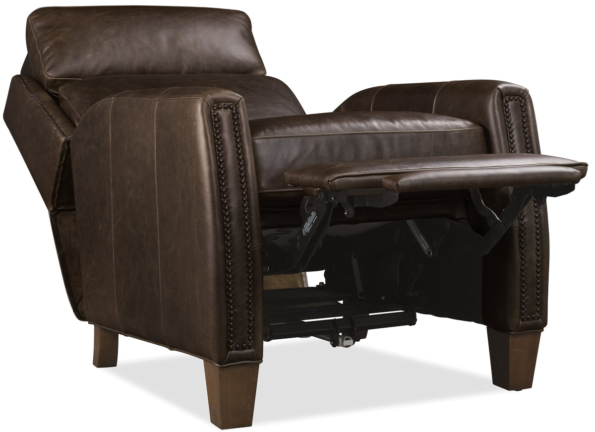 Jacklyn Power Recliner With Pop-Up Headrest - Dark Brown by Hooker Furniture - View 3