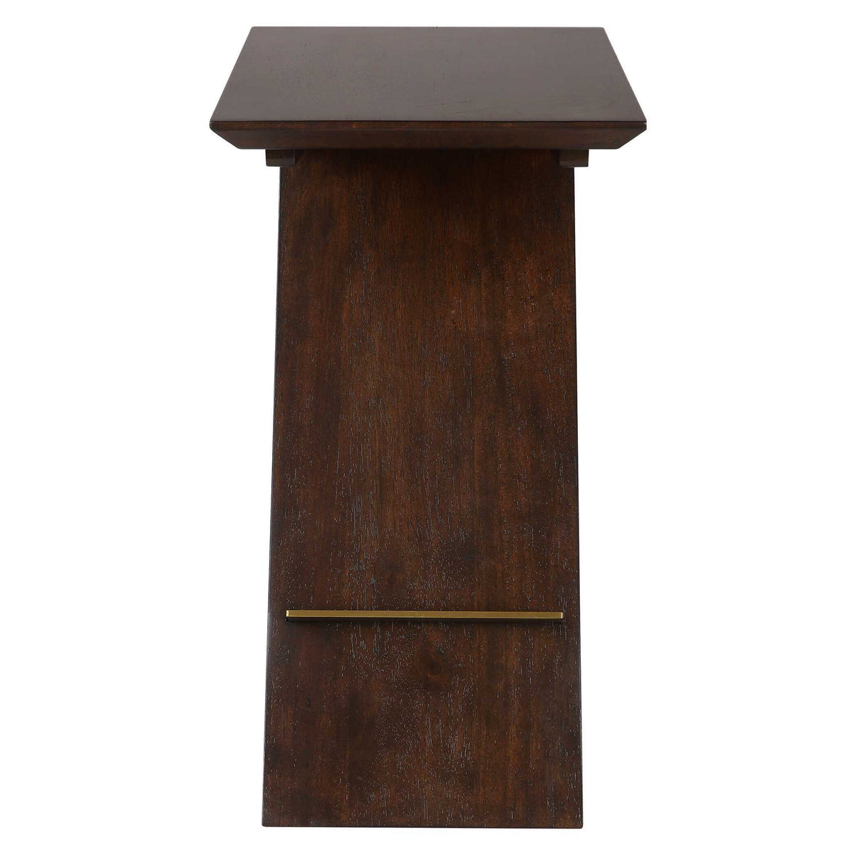 Breakthrough Modern Accent Table - Dark Brown / Gold by Uttermost - View 6