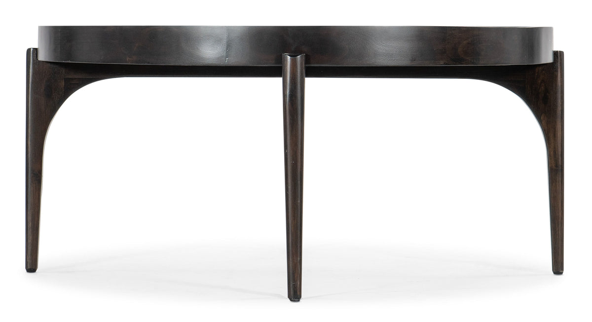 Commerce And Market Round Coffee Table - Black by Hooker Furniture - View 3