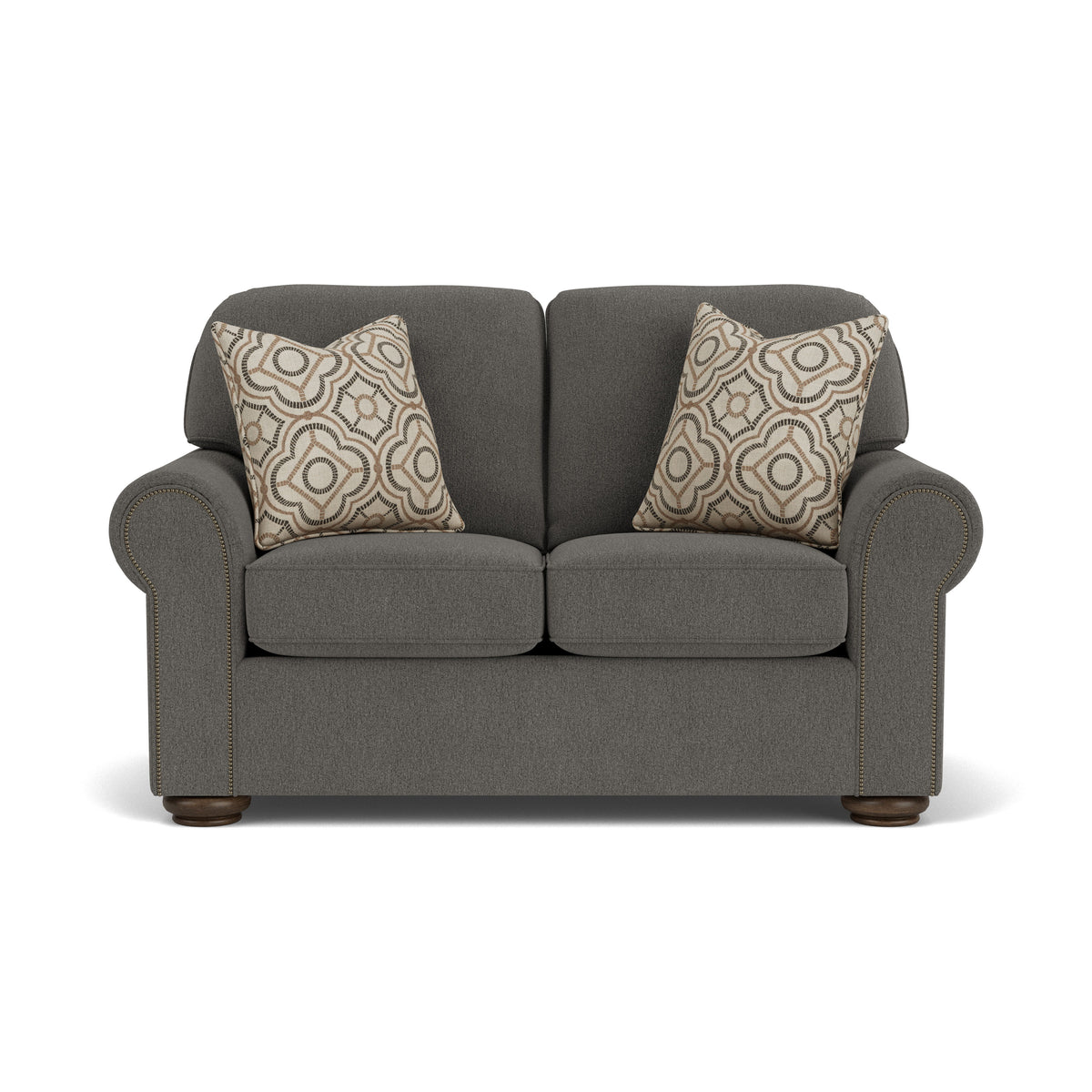 Preston Fabric Loveseat With Nailhead Trim | Flexsteel