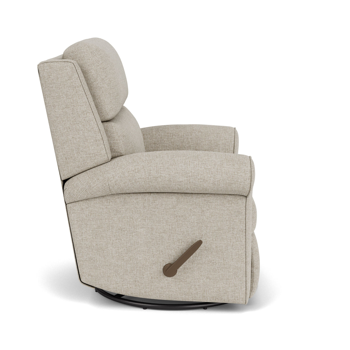 Belle Traditional Fabric Swivel Gliding Recliner | Flexsteel