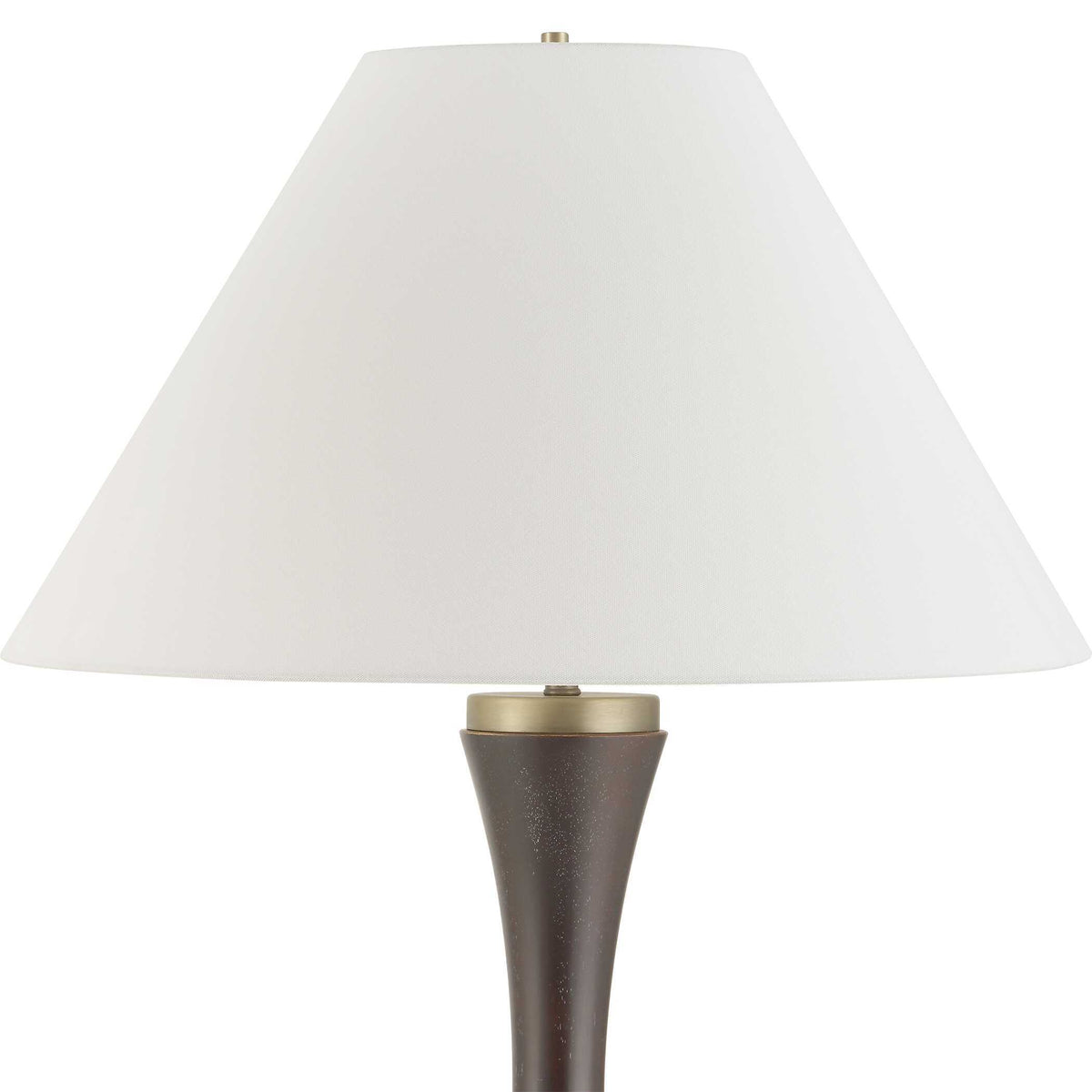 Pravin Floor Lamp Dark Wood - Black by Uttermost - View 5