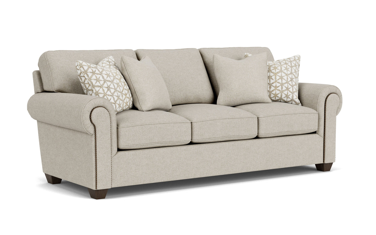 Carson Fabric Sofa With Nailhead Trim | Flexsteel