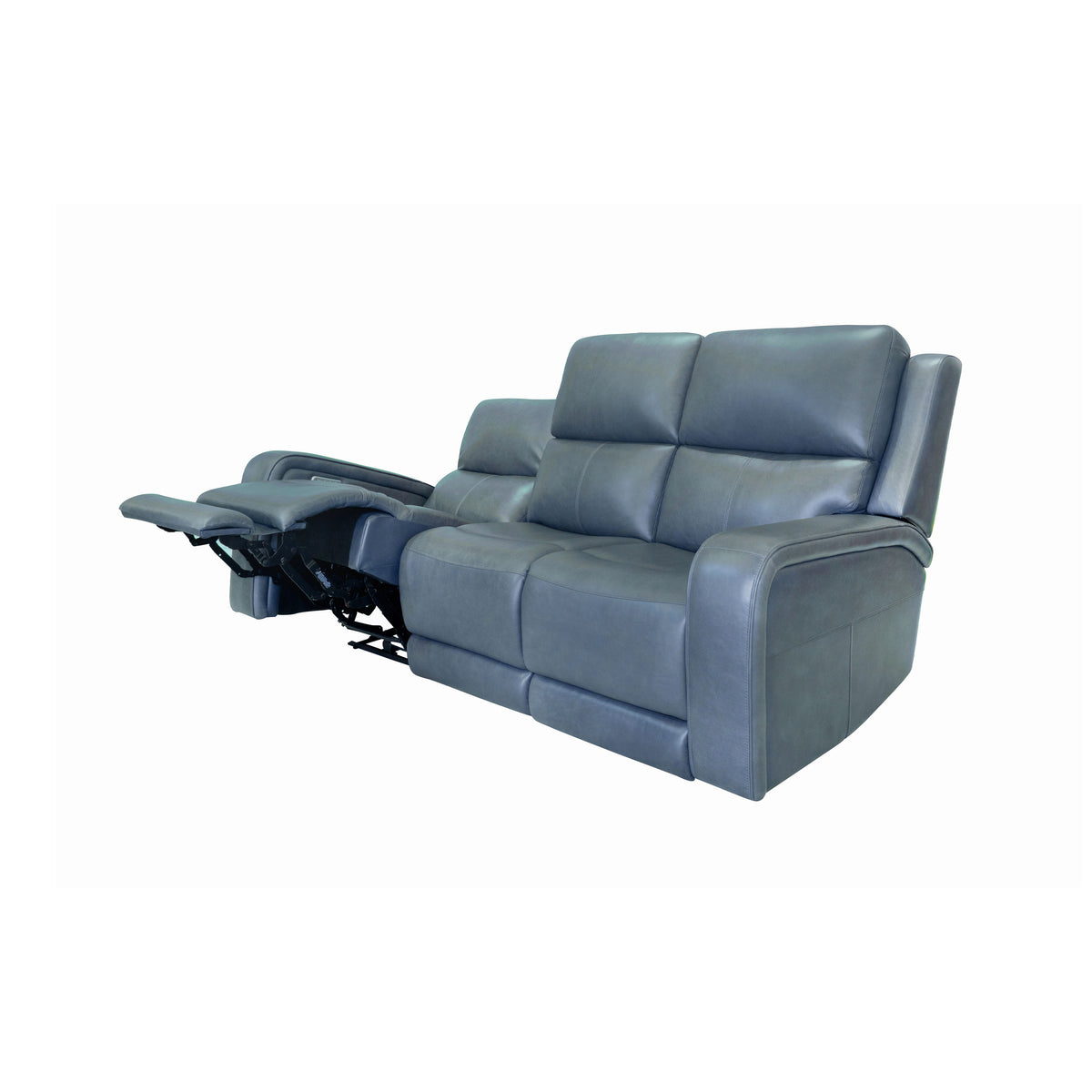 Oasis Power Reclining Sofa With Power Headrests, Lumbar, Heat & Massage - Storm | Flexsteel