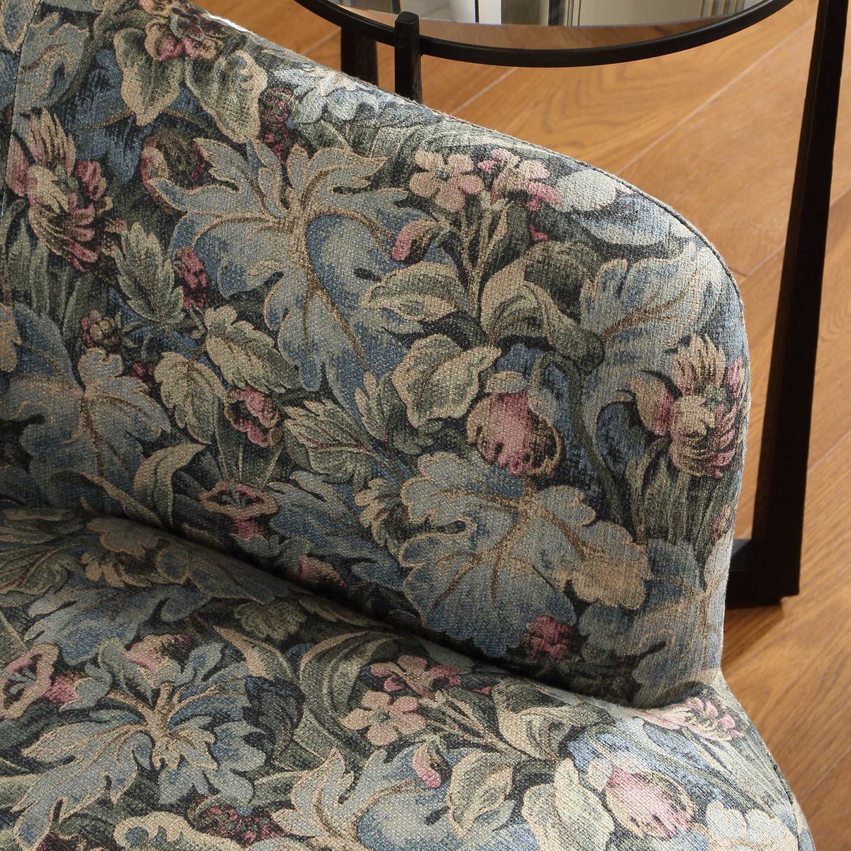 Ansel Tapestry Swivel Chair - Dark Green by Uttermost - View 6