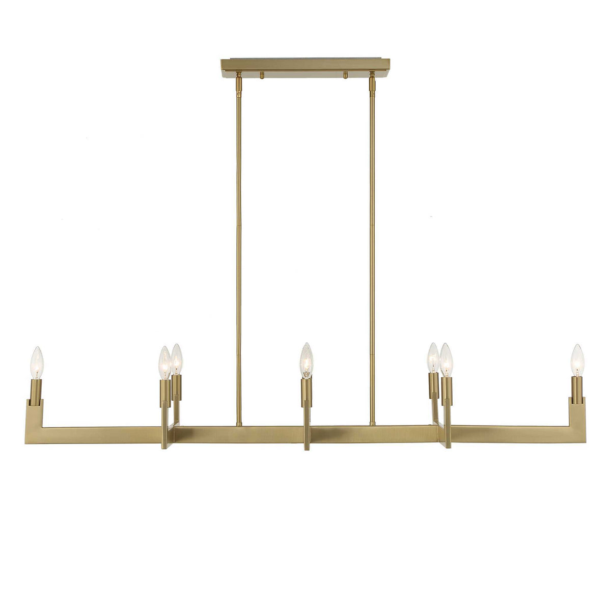 Cordoba 8 Light Linear Chandelier - Gold by Uttermost - View 5