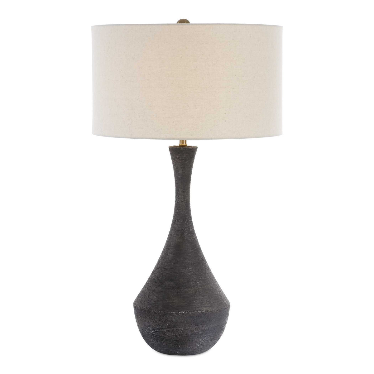 Helston Table Lamp Dark Charcoal - Black by Uttermost - View 1