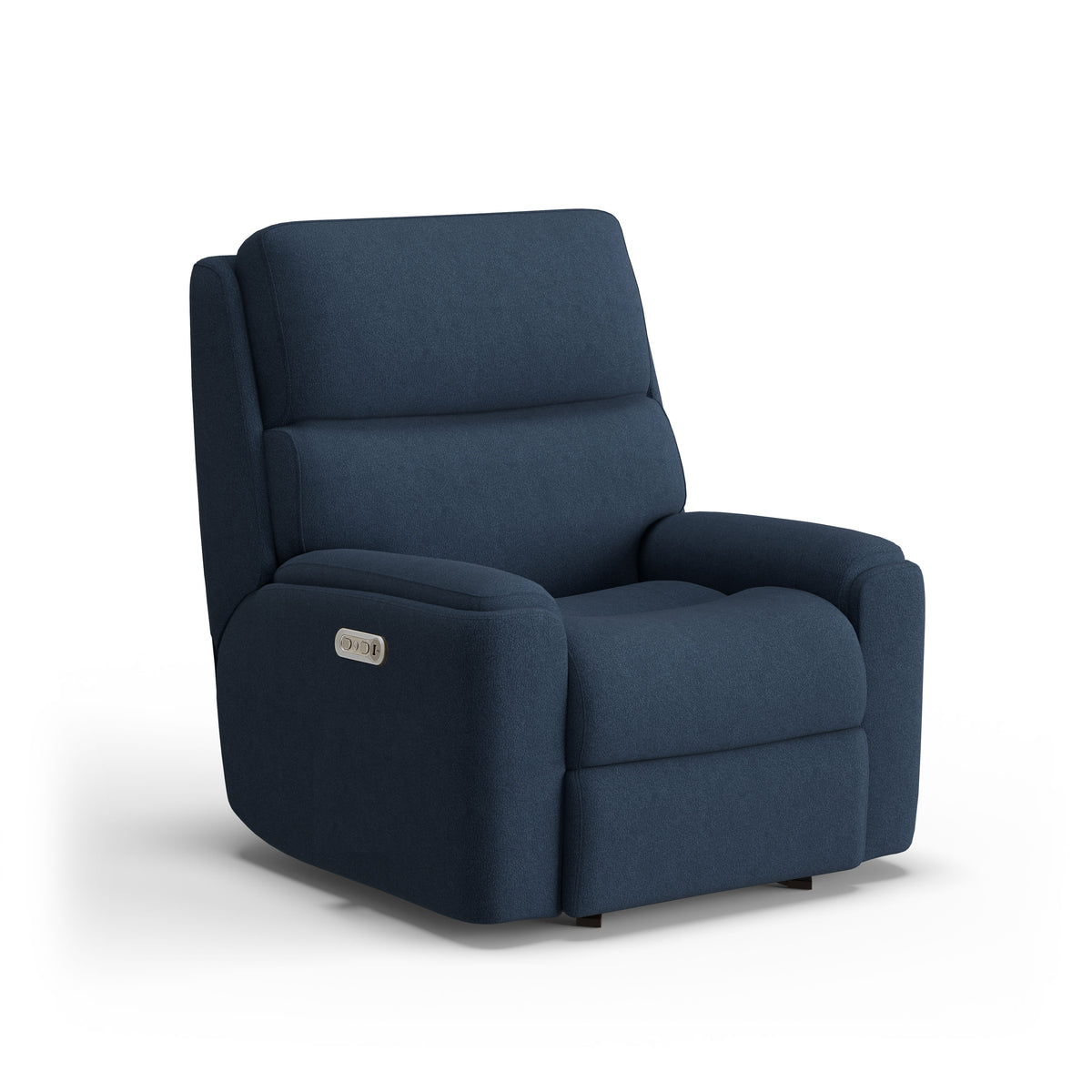Rio Transitional Fabric Power Rocking Recliner With Power Headrest | Flexsteel