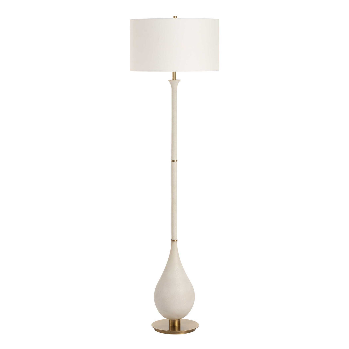Dewdrop Floor Lamp Ivory - Beige by Uttermost - View 4