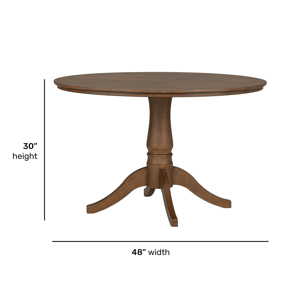 Azalea Round Dining Table - Walnut | Flexsteel