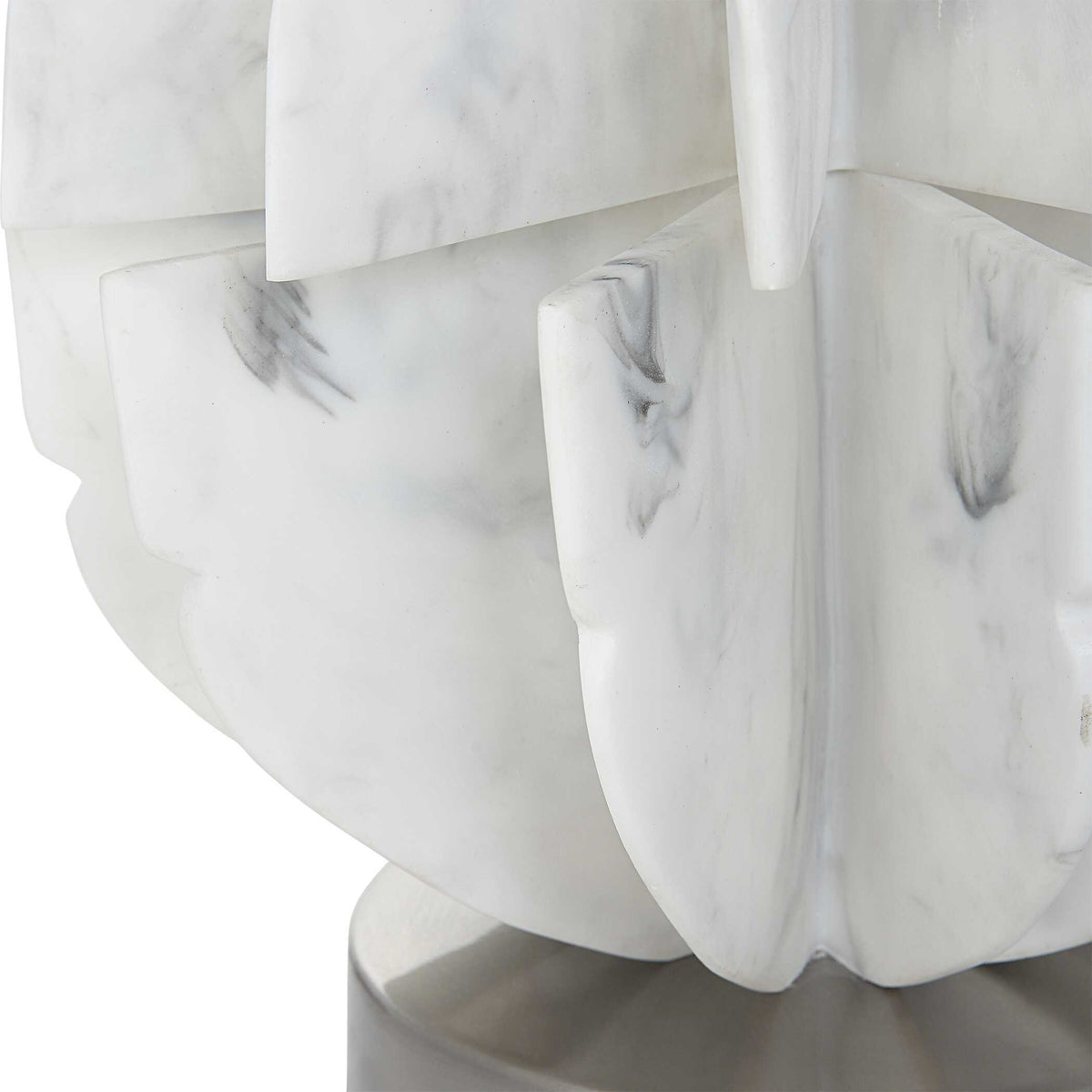 Repetition Marble Table Lamp - White by Uttermost - View 6