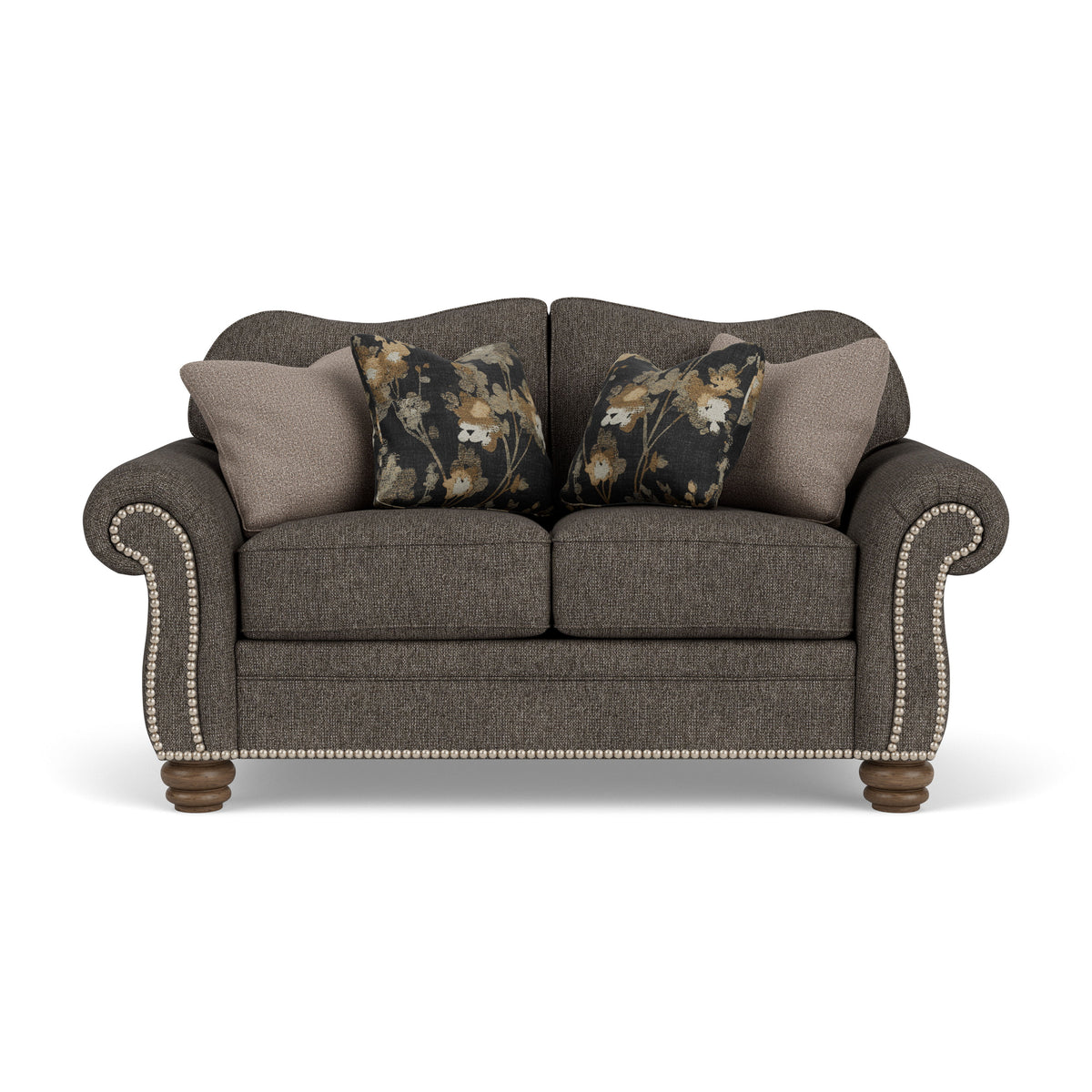 Bexley Fabric Loveseat, Nailhead Trim | Flexsteel