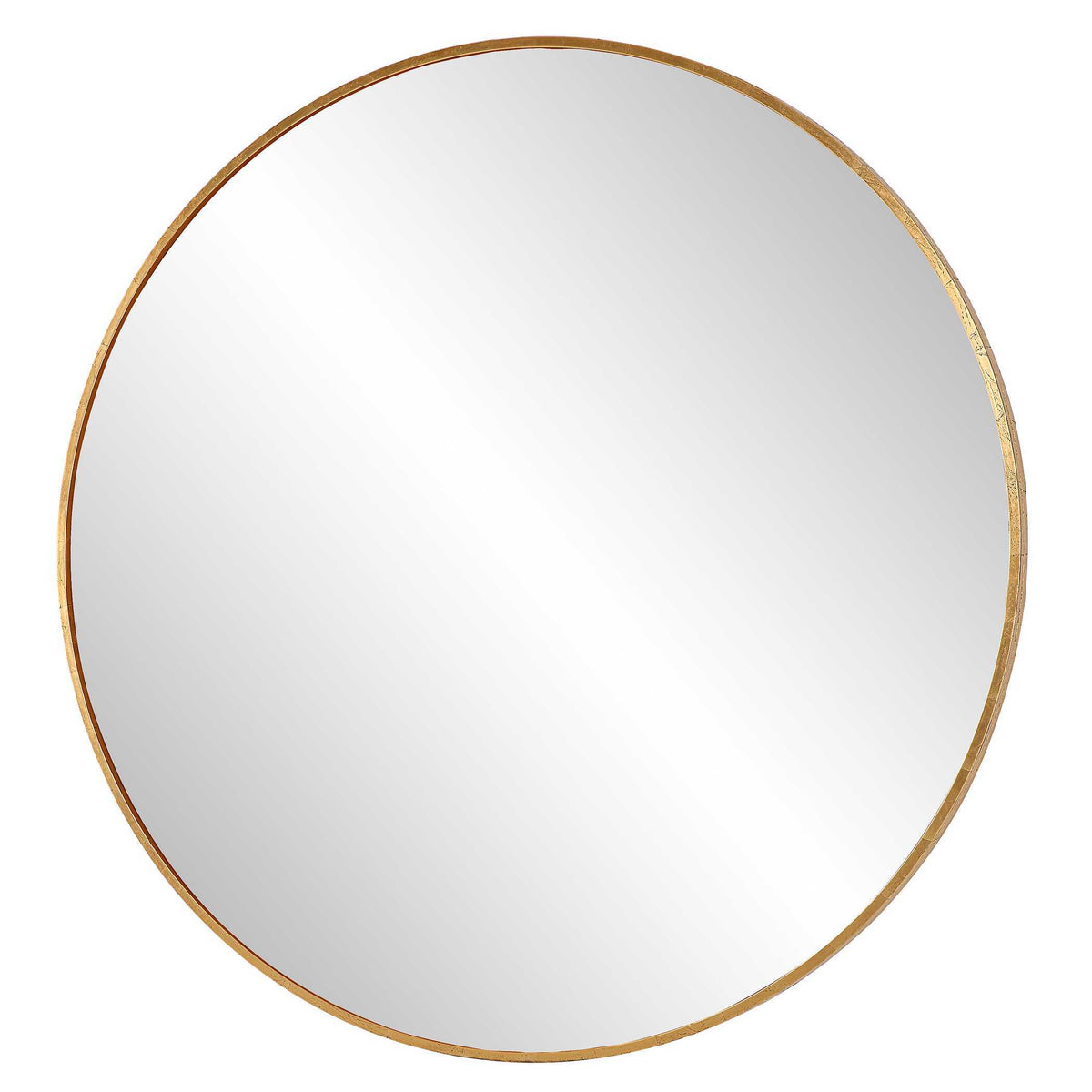 Junius Large Round Mirror - Gold / Silver by Uttermost - View 4