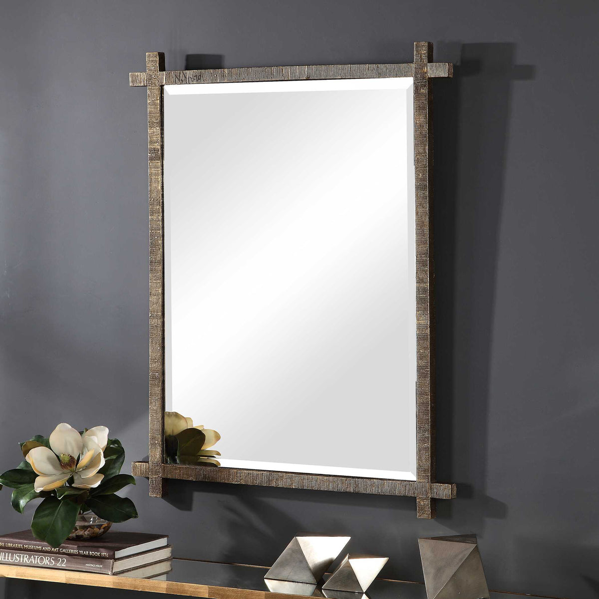 Abanu Vanity Mirror - Gold by Uttermost - View 4
