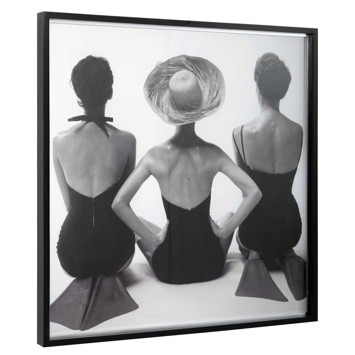 Ladies' Swimwear, 1959 Fashion Print - Black by Uttermost - View 4