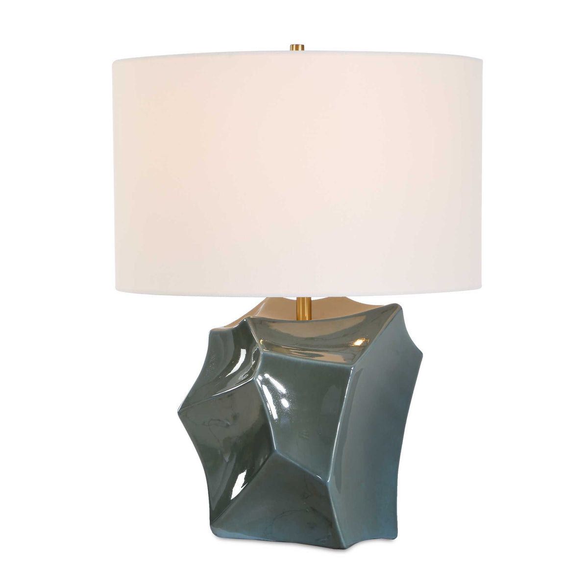 Prisma Table Lamp Smoky Bronze - Blue by Uttermost - View 1
