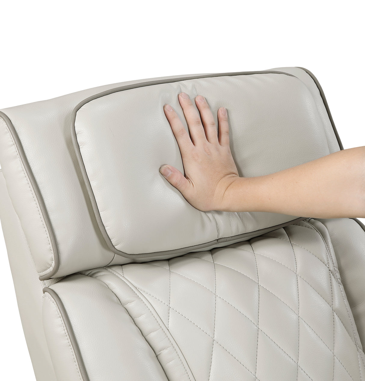 homelegance fairway collection in taupe - headrest cushion