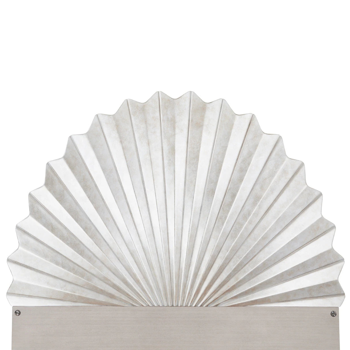 Fantosini Eastern King Bed - Fan Shaped in Silver Finish | AICO by Michael Amini - Home Elegance USA