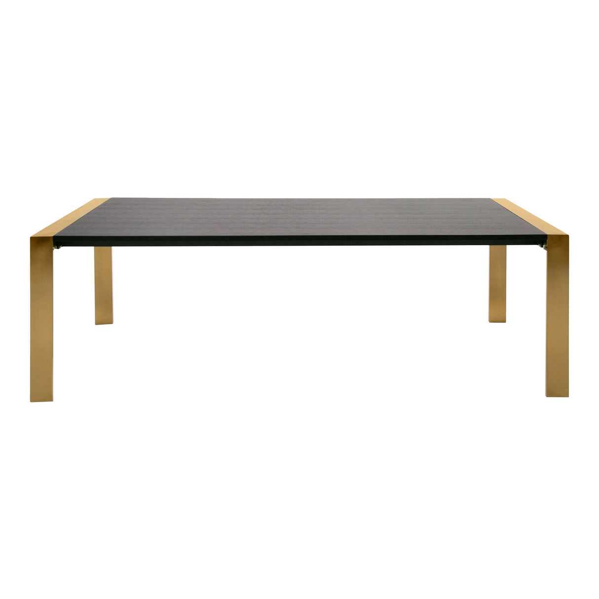 Modrest Fauna - Modern Wenge and Brass Dining Table