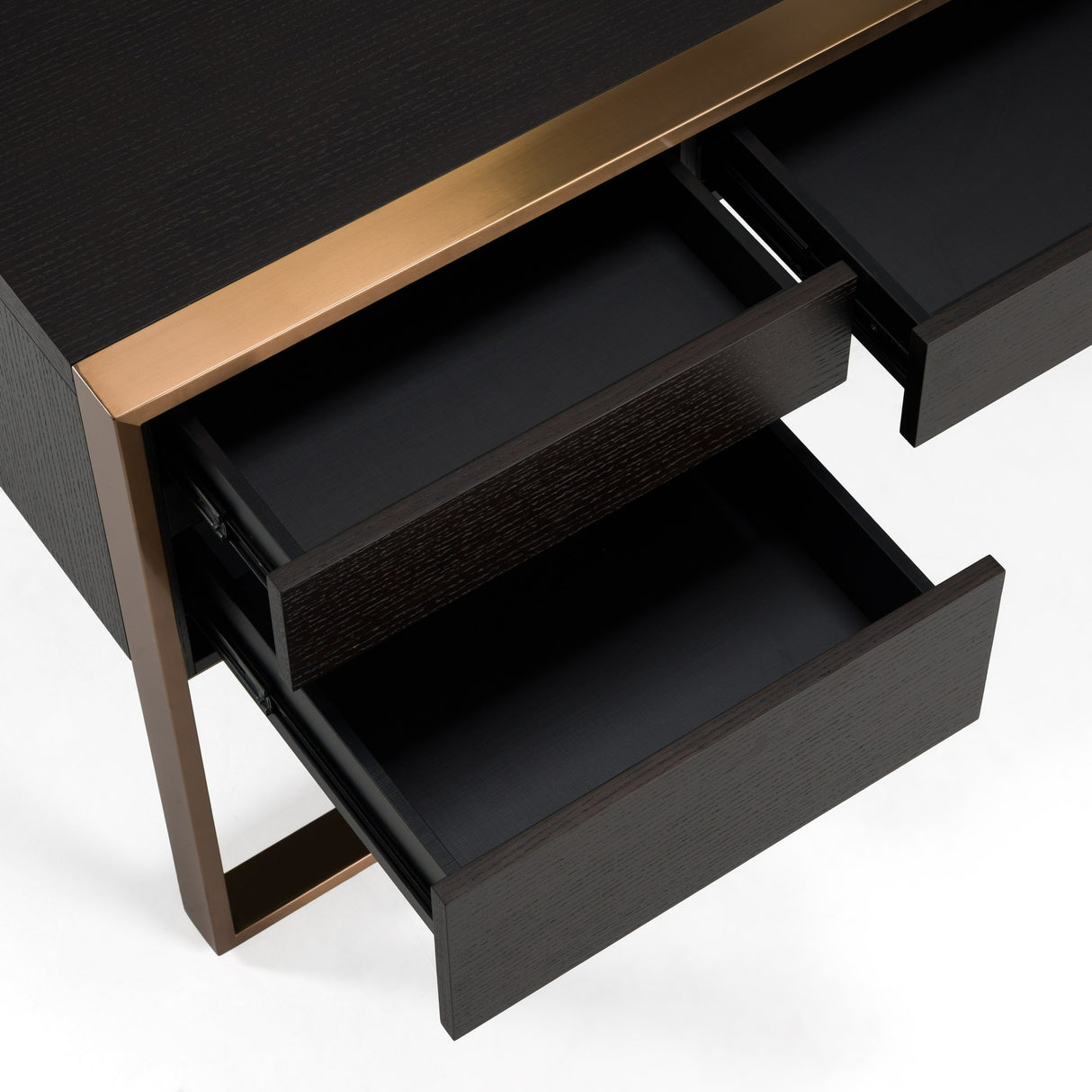 Modern Fauna Wenge and Rosegold Desk - View Image 1