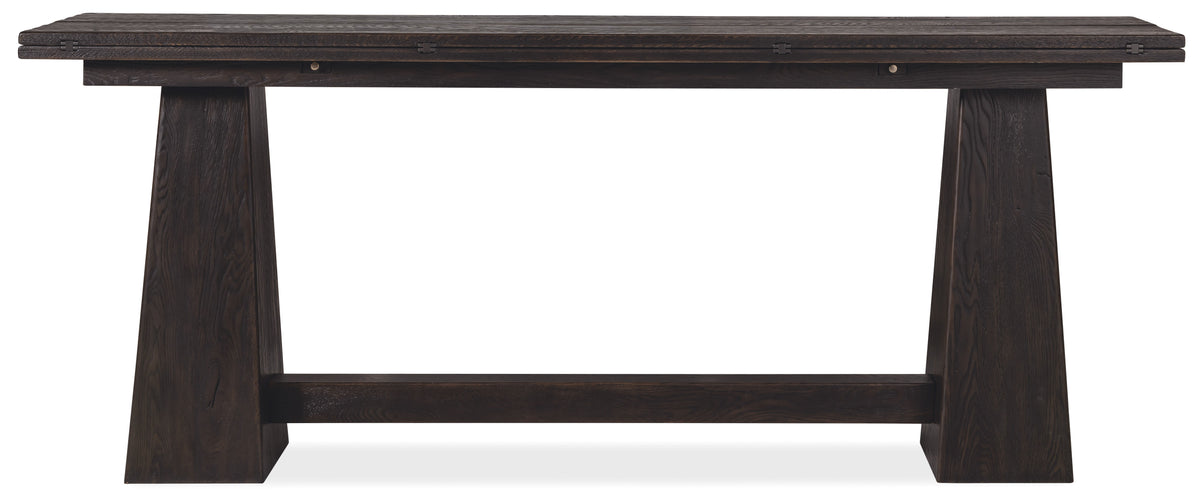 Driftwood Flip-Top Console Table Burnt Timber - Black by Hooker Furniture - View 3