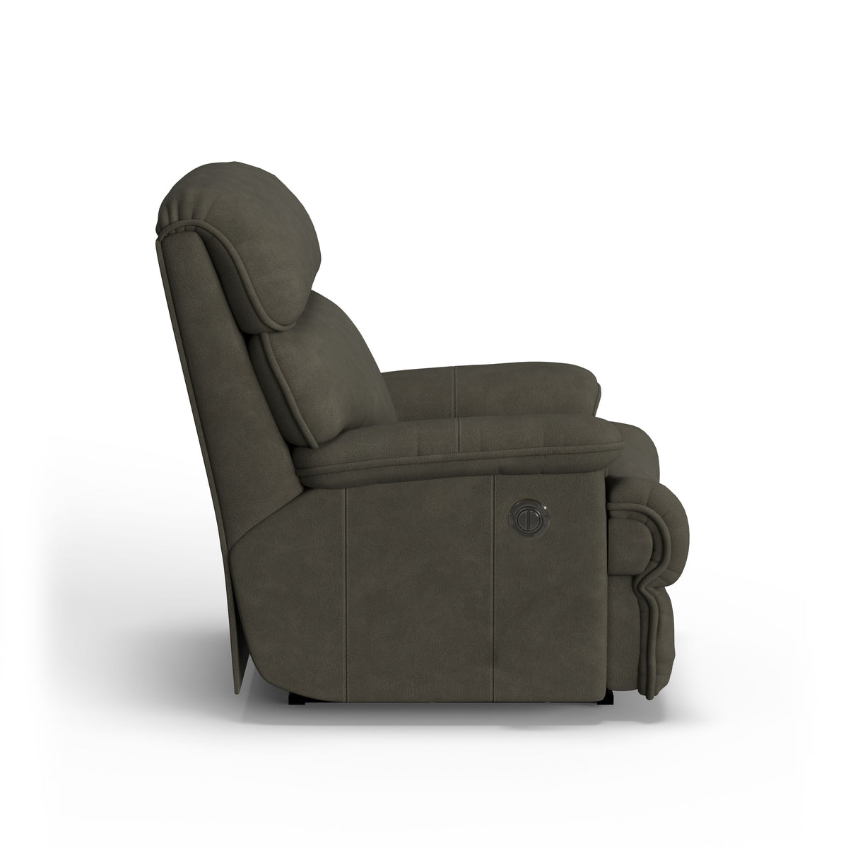 Geneva Transitional Leather Power Recliner | Flexsteel