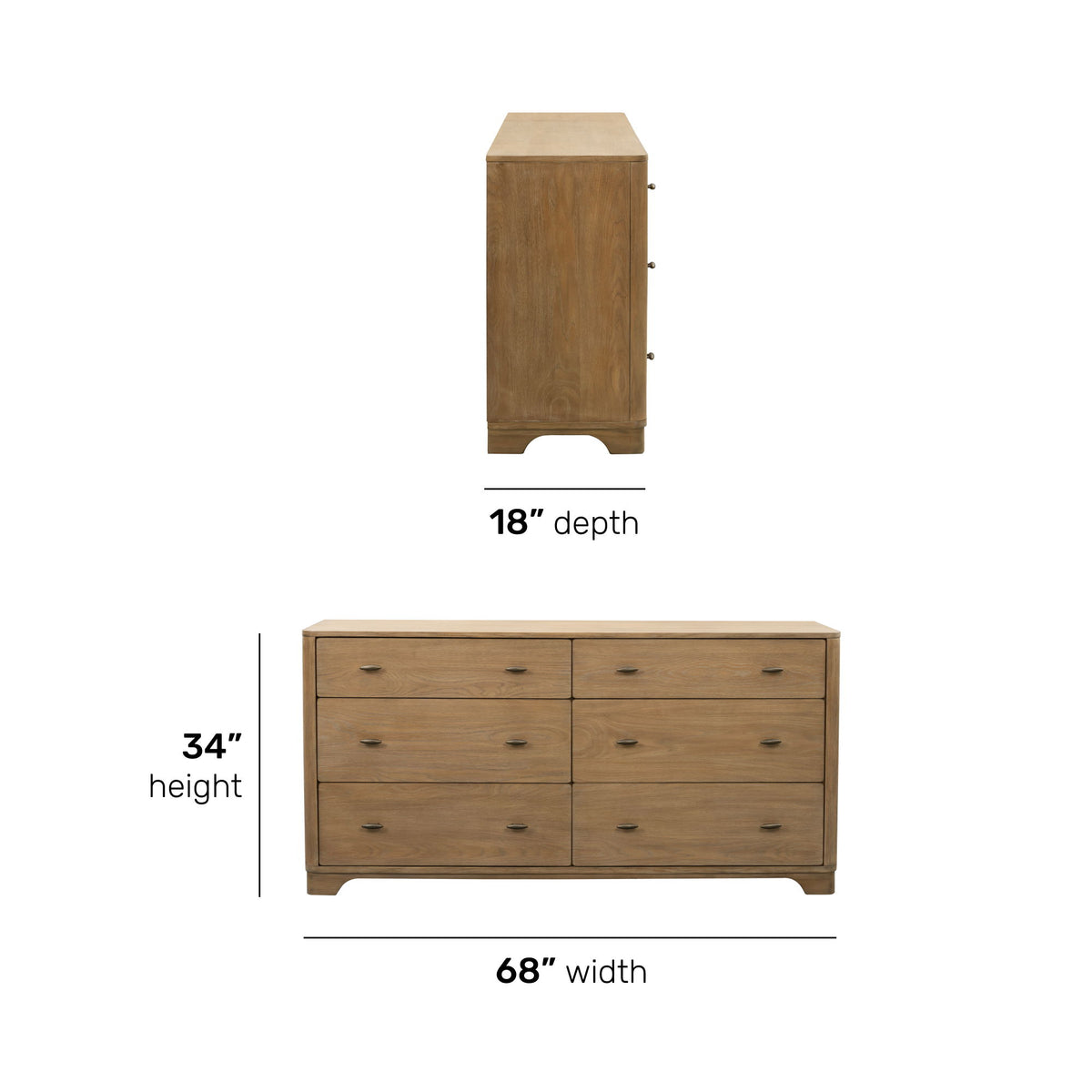 Normandy Dresser - Light Brown | Flexsteel