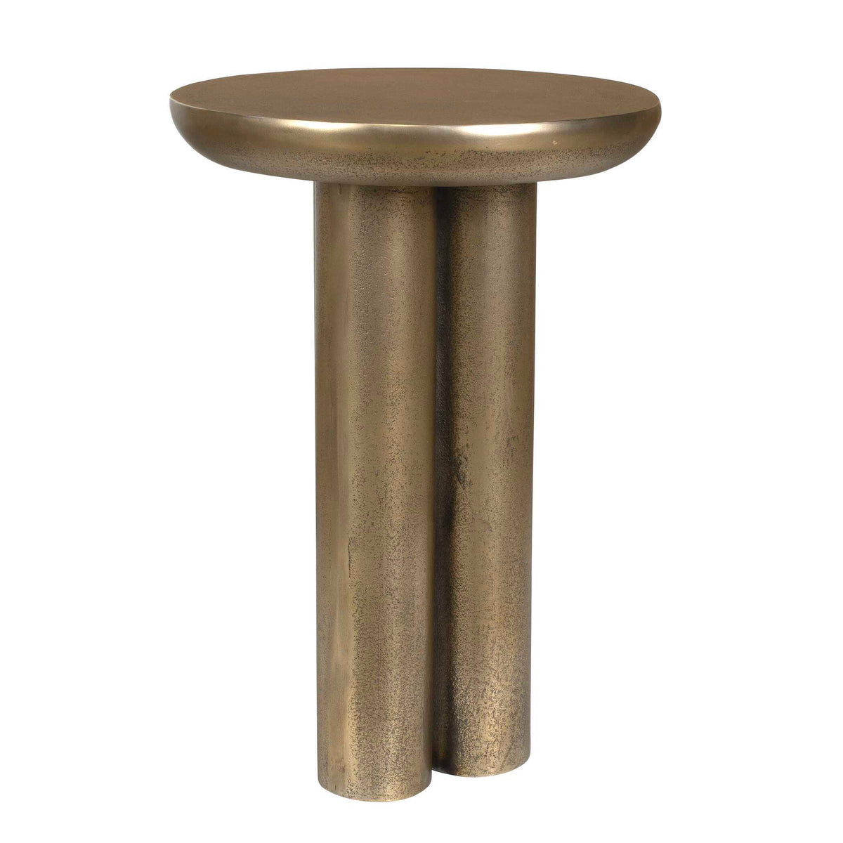 Thorp Outdoor Accent Table Brass - Gold by Uttermost - View 6