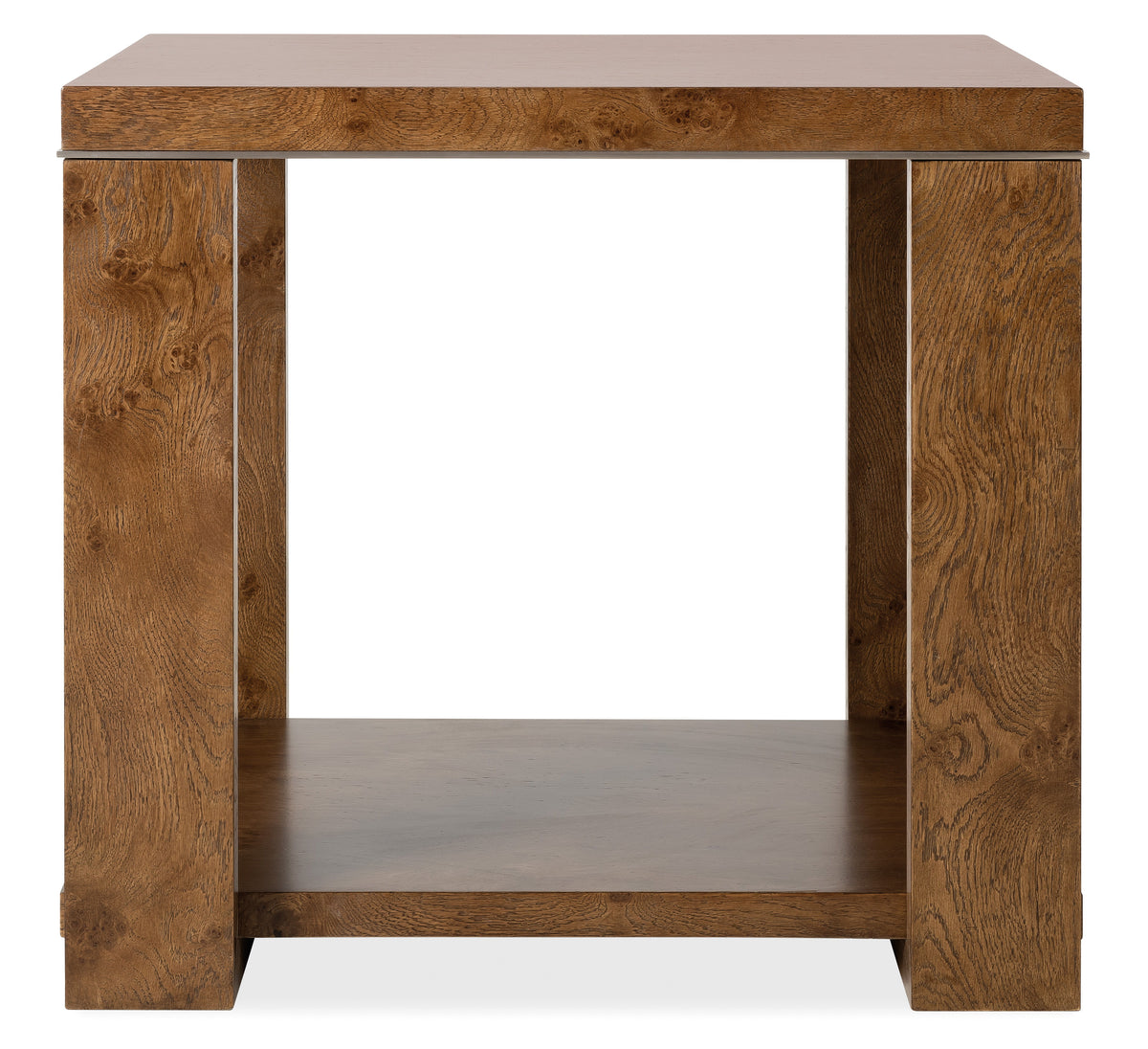 Melange Mulholland End Table - Dark Brown by Hooker Furniture - View 5