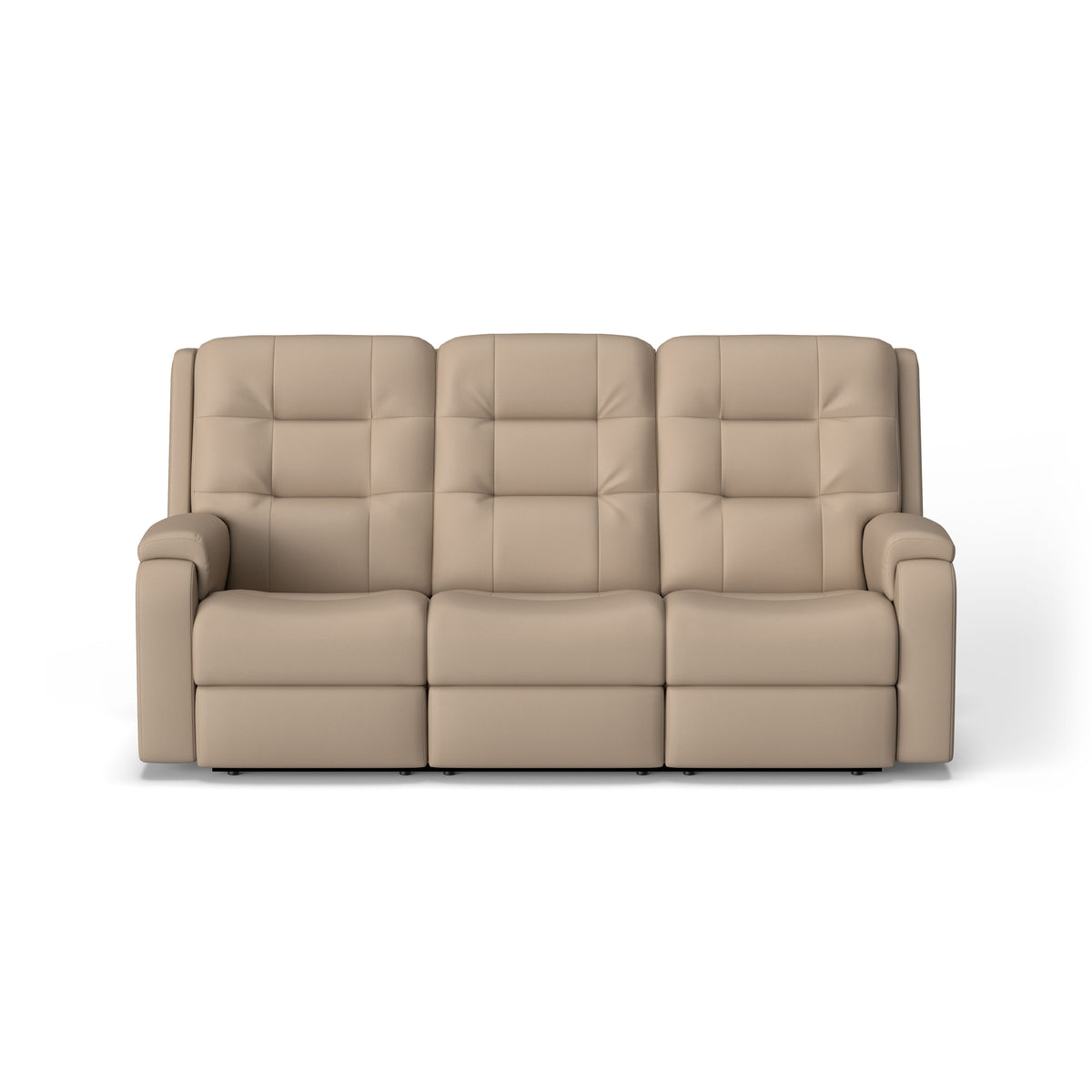 Arlo Transitional Leather Reclining Sofa | Flexsteel