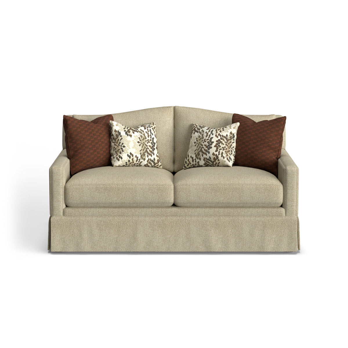 Lottie Loveseat With Skirt Trim | Flexsteel