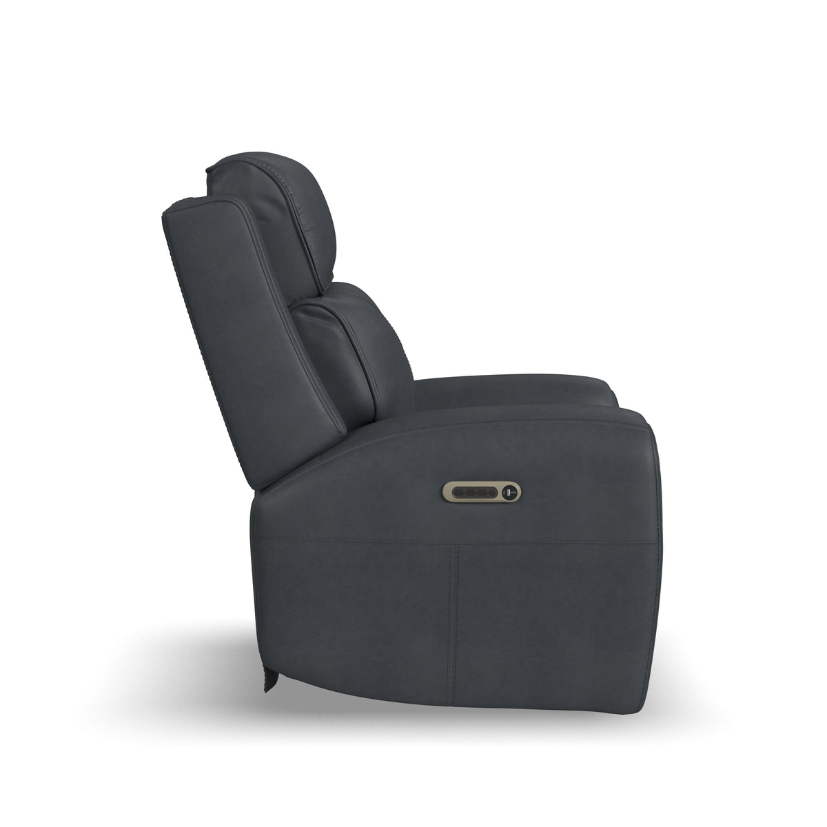 Warren Power Recliner With Power Headrest & Lumbar - Black | Flexsteel