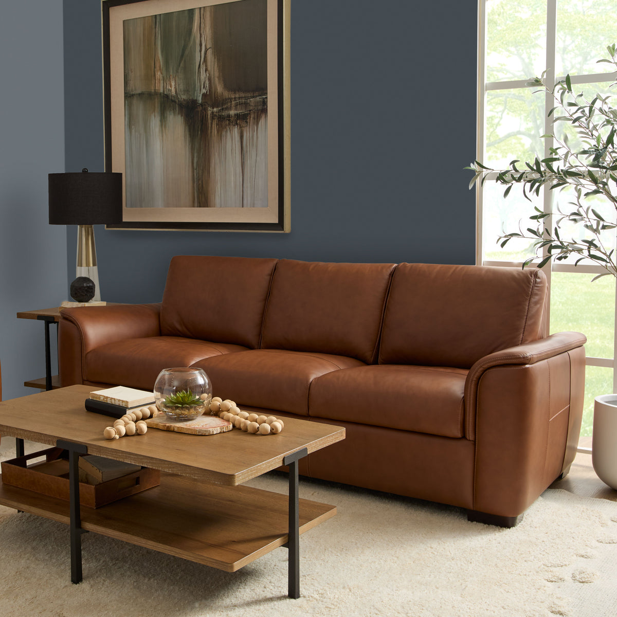 Henry Sofa - Caramel | Flexsteel
