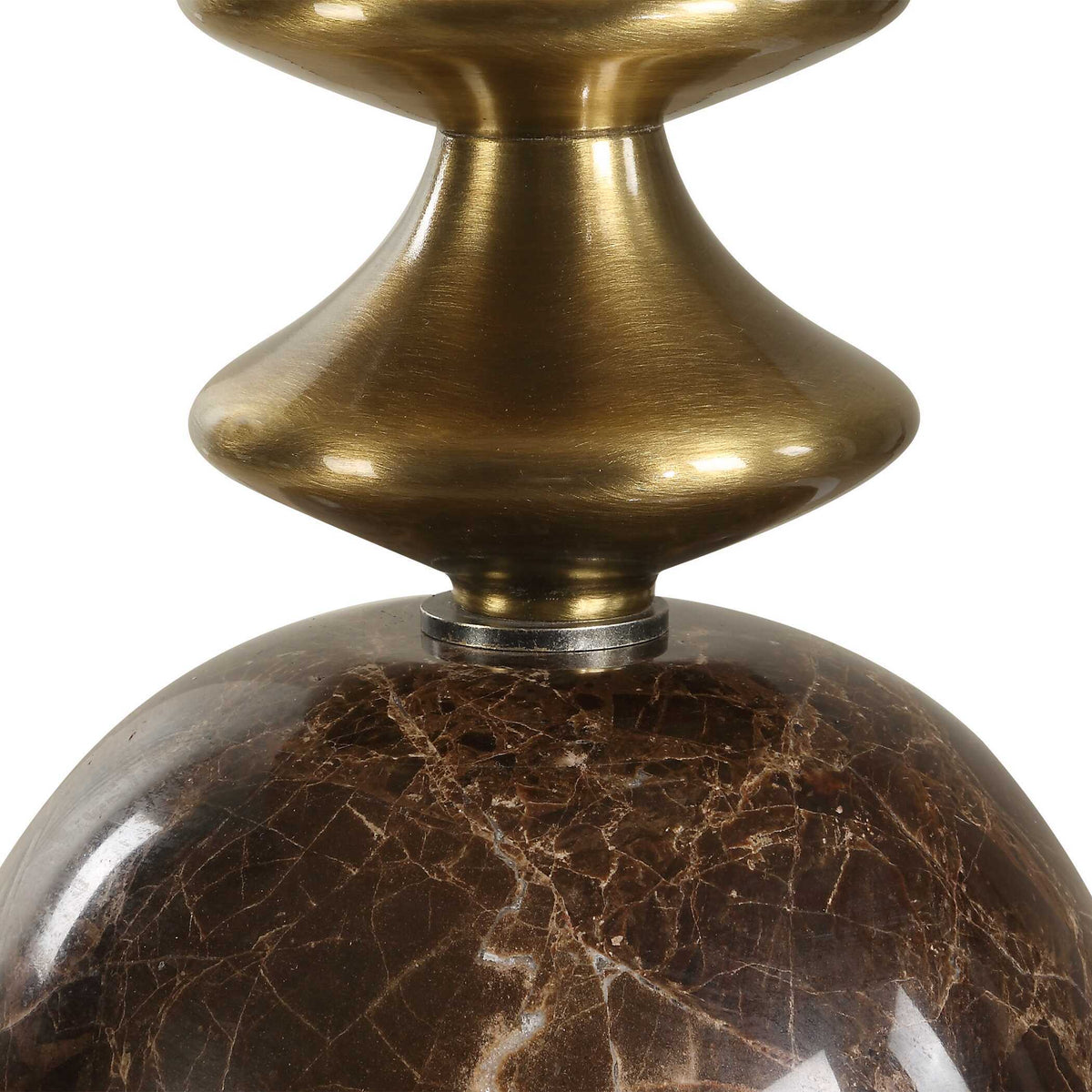 Percy Marble Buffet Lamp Brass / Brown - Dark Brown / Gold by Uttermost - View 7