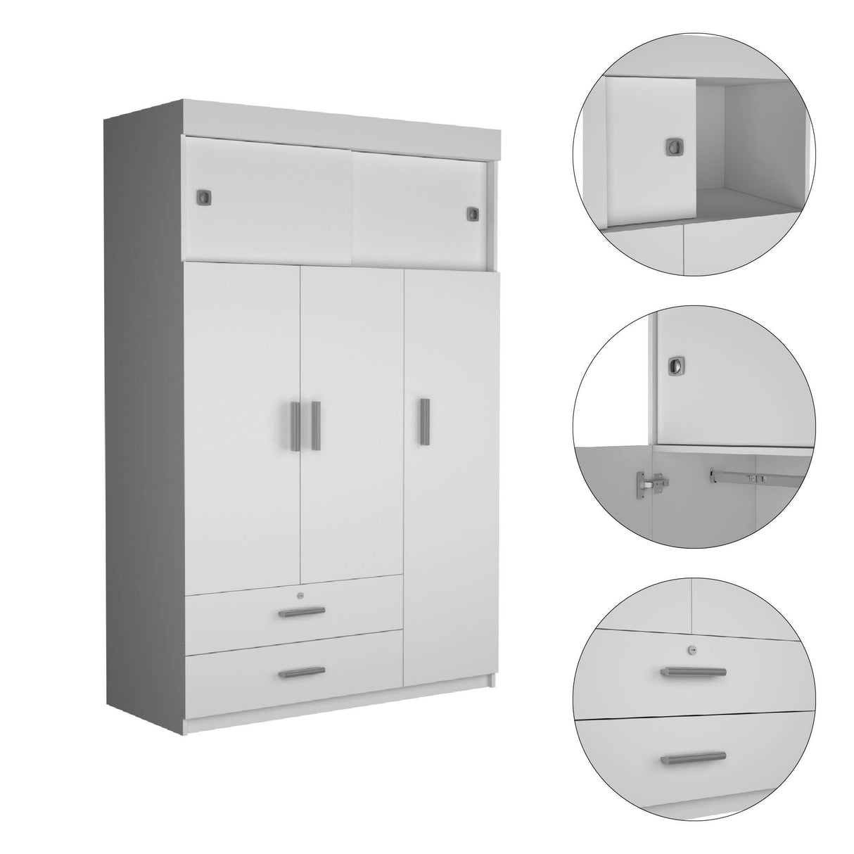Tucson Armoire, Two Drawers - sold by Home Elegance USA