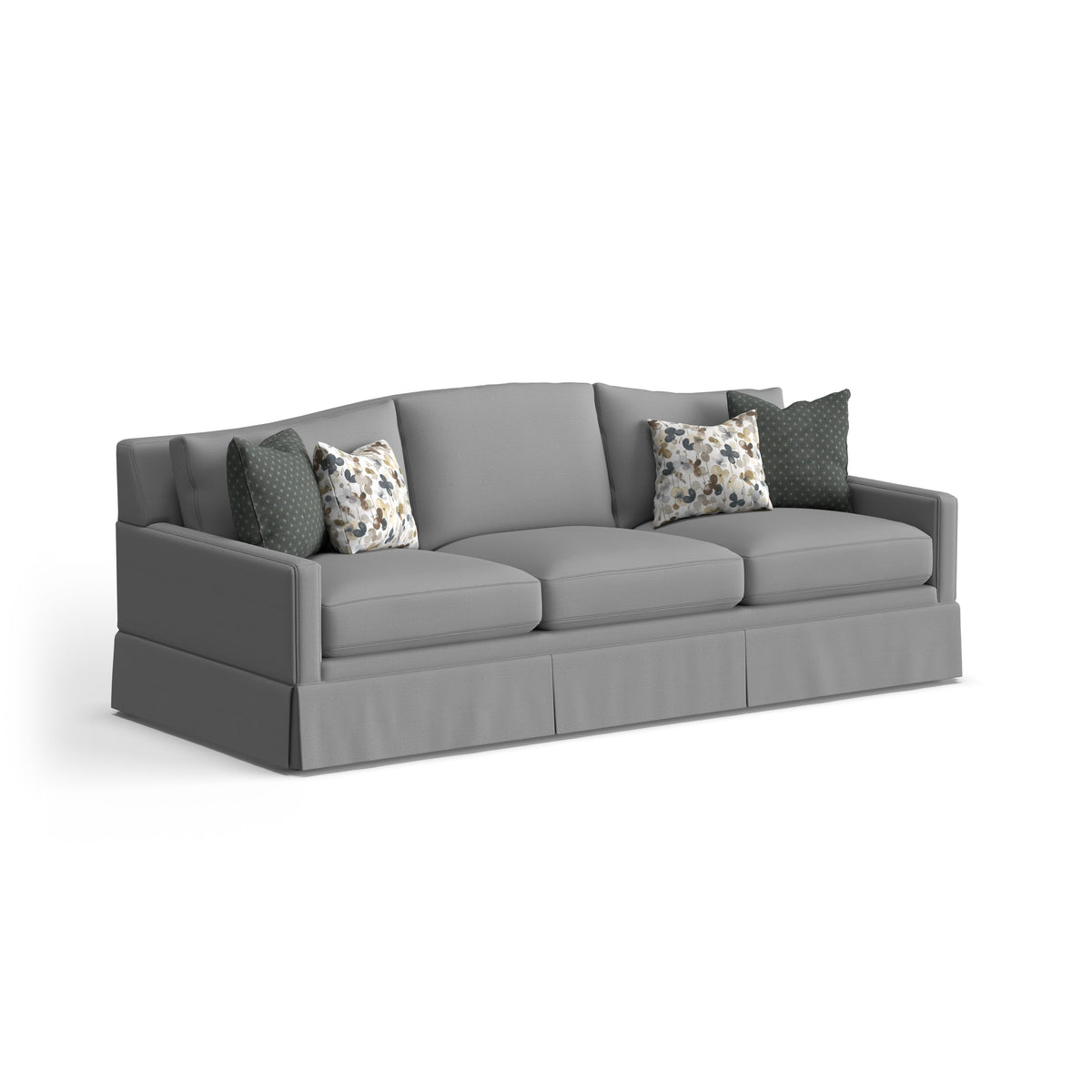 Lottie Fabric Sofa With Skirt Trim | Flexsteel