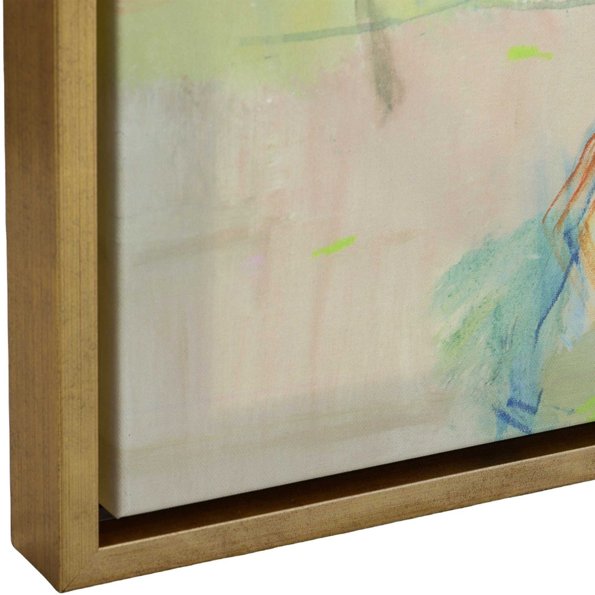 Party Time Framed Abstract Art - Beige / Light Blue by Uttermost - View 5