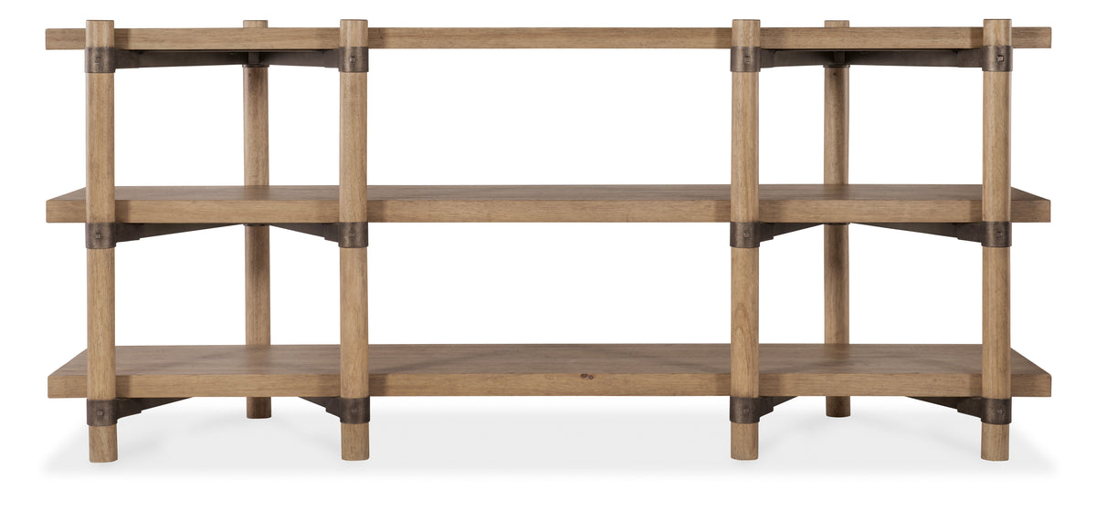 Vineyard Row Console - Light Brown by Hooker Furniture - View 6