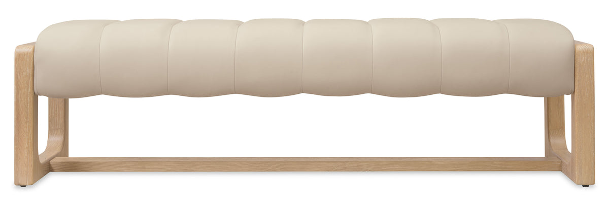 Banyon Bay Bench Desert Oak - Light Brown / Beige by Hooker Furniture - View 3