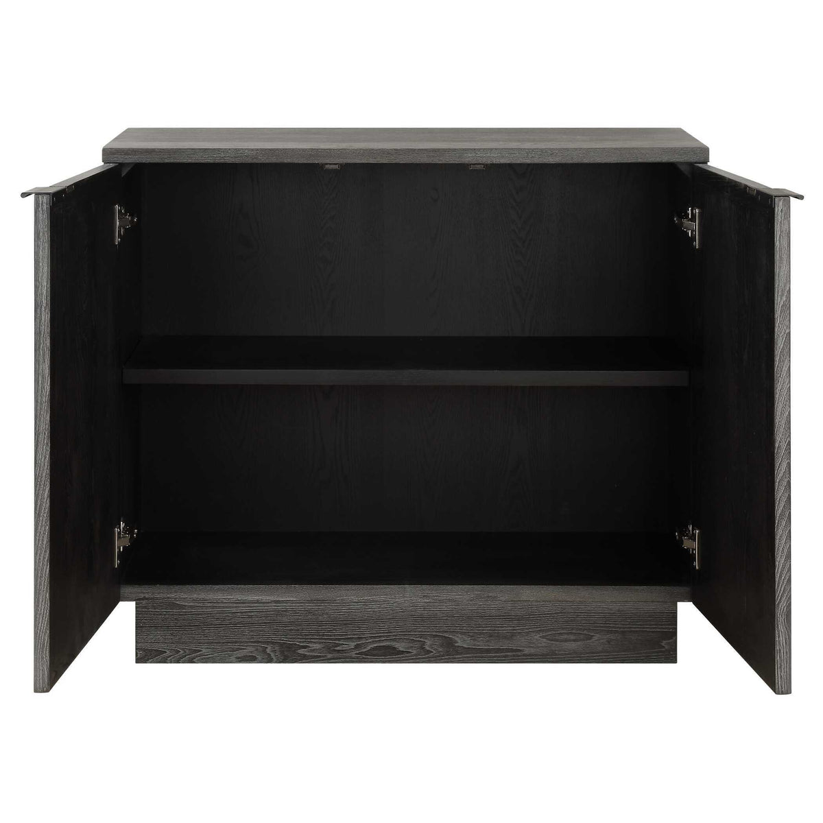 Shelby 2 Door Ebony Stained Cabinet - Black by Uttermost - View 6