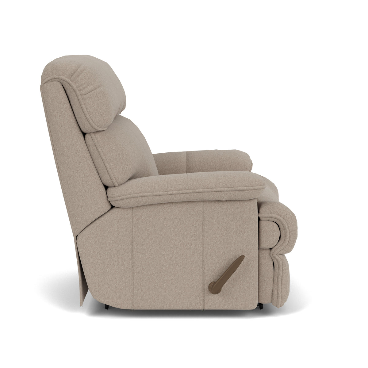 Geneva Transitional Leather Rocking Recliner | Flexsteel