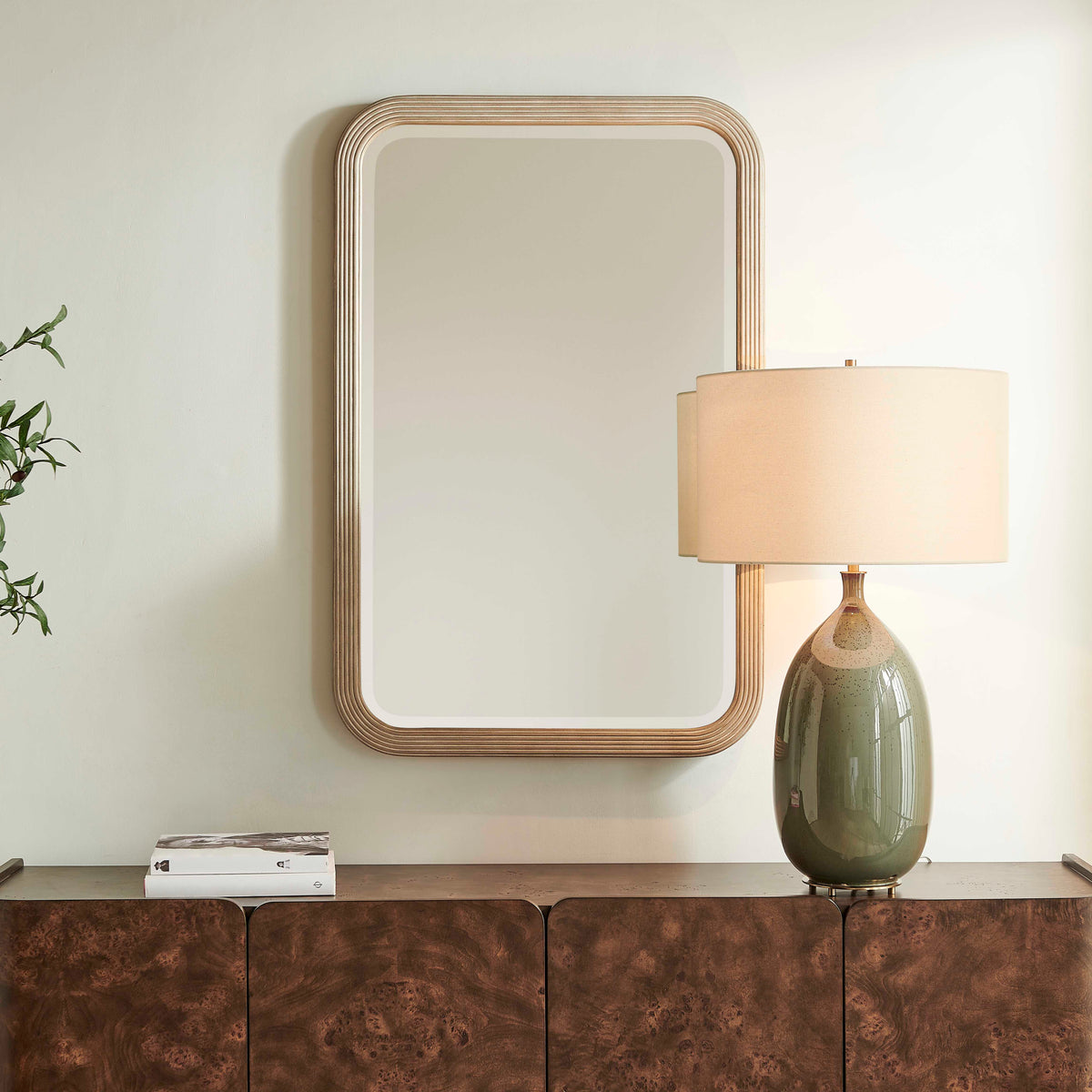 Emari Mirror - Gray by Uttermost - View 4