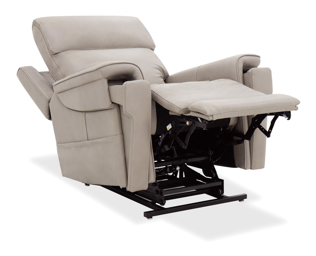 Lyra Lift Chair With Power Recline, Headrest And Lumbar - Gray by Hooker Furniture - View 7