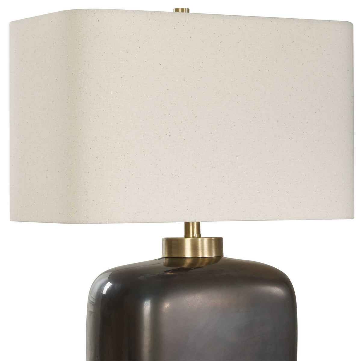 Quentin Table Lamp Dark Bronze - Bronze / White by Uttermost - View 8